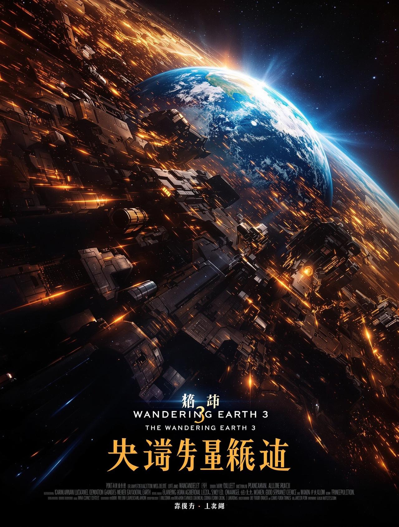 快看视频推荐影片《流浪地球3》海报